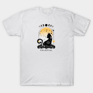 Celestial spirit animal Cat T-Shirt